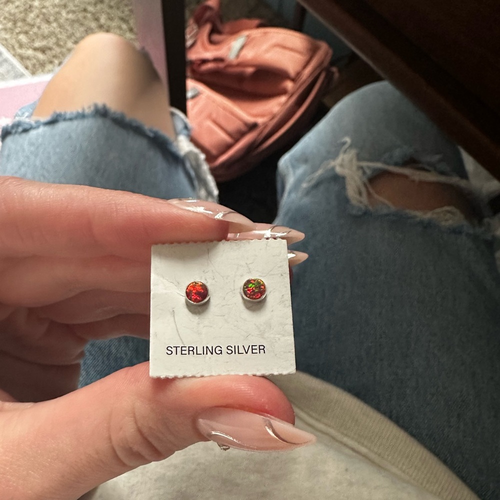 Sterling Steel Earrings